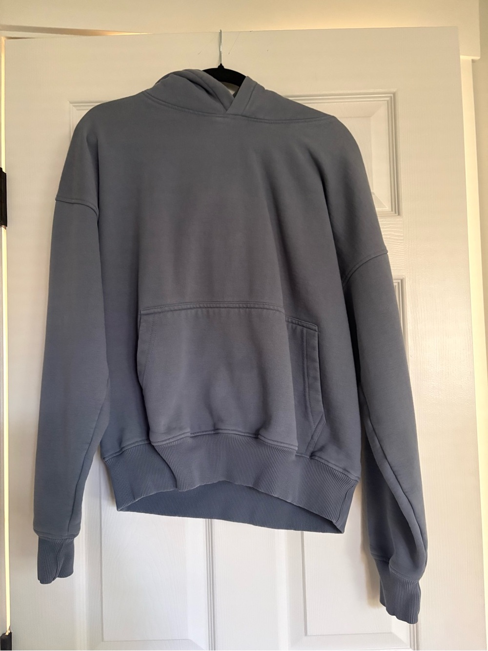 Hours Drop Shoulder Hoodie- Dark Slate